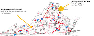 Visit our social media pages ». Test Bed Locations Virginia Connected Corridors