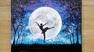 The medium is commonly applied to the base with a brush, but other implements, such as knives, sponges, and airbrushes, can be used. Aluminum Painting Technique How To Draw A Dancing Girl Under Moonlight Youtube