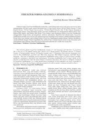 Menghargai dan menghayati ajaran agama yang dianutnya 2. Pdf Struktur Forma Geguritan Suddhamala