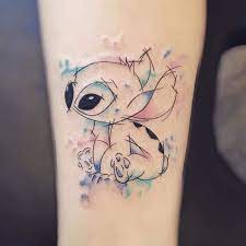 A stitch tattoo i did on my friend's leg. Our Favorite Lilo And Stitch Tattoos Babes Of Wonderland