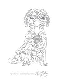Dog coloring pages for kids to print and color. Printable Animal Adult Coloring Book Get 3 Free Pages