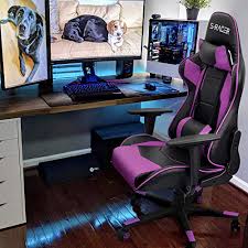Free shipping on usa orders. Homall Gaming Chair Office Chair High Back Computer Chair Leather Desk Chair Racing Executive Ergonomic Adjustable Swivel Task Chair With Headrest And Lumbar Support Purple Pricepulse