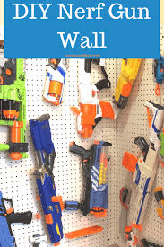 We built some nerf gun wall storage for my nerf gun collection. Make Your Own Easy Diy Nerf Gun Wall