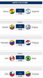 Hoy viernes 13 de noviembre minuto a minuto en directo de colombia vs uruguay. Hoy Martes Se Juega Segunda Fecha De Eliminatorias Sudamericanas Acento