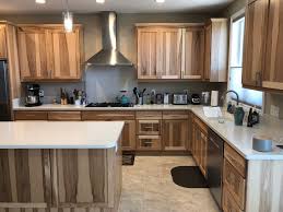 From white shaker cabinets to smokey bronze cabinets, we are. Hickory Kitchen Cabinets With Island Blog