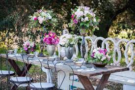 Centros De Mesa Para Boda En Estilo Vintage Rustic Pink Wedding Garden Wedding Table Ideas Blush Centerpiece