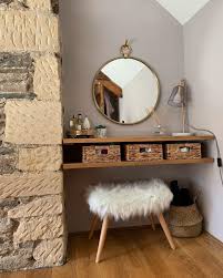 Dawn And Chris On Instagram Diy Dressing Table Almost Complete Just A Small Shelf To Add Above The Mirror Sto In 2020 Diy Dressing Tables Apartment Decor Decor