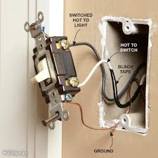 To diagnose this, remove the light switch and ensure all the connections are tight and not touching other wires or the electrical box. Wiring A Switch And Outlet The Safe And Easy Way