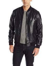 Emanuel Ungaro Emanuel Men S Perforated Leather Moto With Knit Trim Review Perforated Leather Leather Jacket Trim Reviews