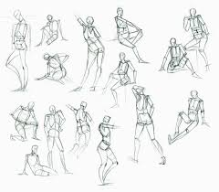 It can be realistic, but is not always. Prezleek On Twitter Casual Gesture Drawing Practice