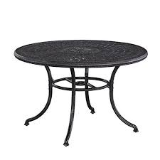 Hartman titan 6 seat rectangular dining set & parasol | insideout living. Home Styles 5569 32 Athens Outdoor Round Dining Table 48 Patio Lawn Garden Tables Emosens Fr