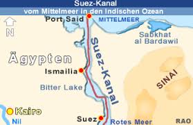 Der suezkanal verläuft in ägypten zwischen den hafenstädten port said und port taufiq bei sues. Raonline Edu Wasserstrassen Suez Kanal Agypten