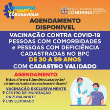 Agendamento para cadastro de crianças de 0 a 03 anos. Londrina Abre Cadastro De Vacinacao Para Pessoas Entre 30 E 39 Anos