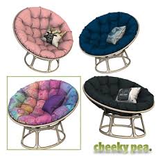 Want a comfortable and modern papasan chair for your home? Second Life Marketplace Cp Carole Papasan Chair Pg Rainbow Paisley