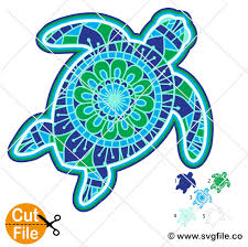 Download 3d Turtle Mandala Svg Svgfile Co 0 99 Cent Svg Files Life Time Access