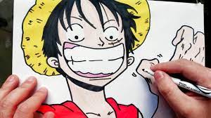 Comment dessiner monkey d Luffy au chapeau de paille, one piece Luffy -  YouTube