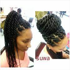 Individual Braids Large Twist Braids Braided Updo Hair Styles Twist Hairstyles Natural Hair Styles