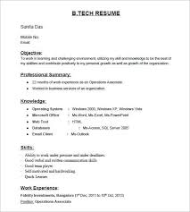 The usual requirement for the professional experience of an applicant for international jobs is three to five years experience on the field related to the job. 16 Resume Templates For Freshers Pdf Doc Free Premium Templates