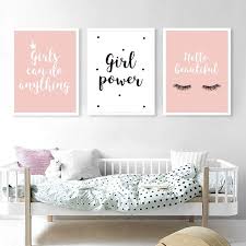 Written below is a list of the best ones that will inspire you more to mold the hearts and minds of these children. Modern Sweet Quotes Girls Room Decor Canvas Paintings Nursery Poster And Print Wall Art Pictures For Kids Bedroom Home Decor Painting Calligraphy Aliexpress