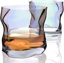 Amazon Com Amesser Whiskey Glasses Old Fashioned 9 Ounce Set Of 2 Lead Free Handblown Crystal Whisky Tumbler For Bou Whiskey Glasses Whisky Tumbler Whisky