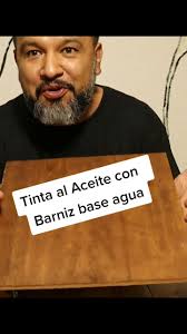 Madera Pintada Con Aceite Quemado