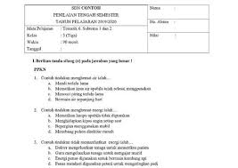 Soal Pts Kelas 3 Tema 6 Subtema 1 Dan 2 Dan Kunci Jawaban Pendidikan Tanggal Belajar