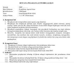 Check spelling or type a new query. Rpp Agama Islam Smp Mts Kelas 8 Kurikulum 2013 Semester 1 Dan 2 Docx Beranda Pendidik