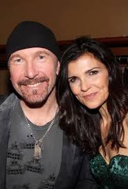 The Edge and Bono's wife Alison Hewson
