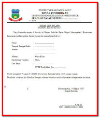 11 contoh surat rekomendasi yang lengkap da. Contoh Surat Izin Belajar Dari Bkd Contoh Surat