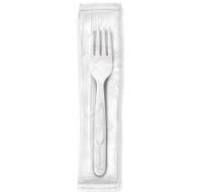 Compostable Medium Weight Fork- Individually Wrapped 500 units