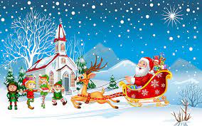 Awesome santa claus wallpaper for desktop, table, and mobile. Hd Wallpaper Happy Christmas Santa Claus With His Sleigh With Christmas Gifts Merry Kids Hd Desktop Wallpapers For Tablets And Mobile Phones 3840h2400 Wallpaper Flare