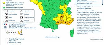 Restez prudents lors de vos. Six Departements Du Sud Est En Vigilance Orange Orages Inondations L Aveyron En Vigilance Jaune Ladepeche Fr