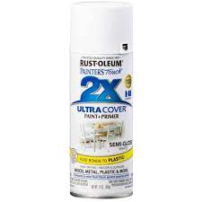 They provide a tough, attractive finish on almost any rustoleum had the best colors available, though not all of them were in both finishes (satin and gloss) or in the rustoleum 2x line (primer & paint). Rust Oleum 12oz 2x Painter S Touch Ultra Cover Semi Gloss Spray Paint White Target