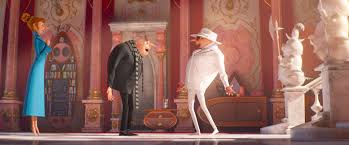 Despicable me 3 catches gru (carell) and newly minted wife lucy (wiig) trying and failing to secure the world's largest diamond from the hands of bratt our despicable me 3 is at its core a thoughtless but entertaining jumble of sights, sounds and goofiness. Exclusive Clip The Light Dark Of Despicable Me 3 Leads Gru And Dru Animation World Network