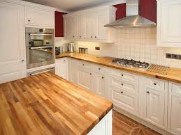 white cabinets, bamboo countertops