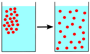 Solution or across a semipermeable membrane. Diffusion Wikipedia