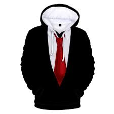 Voste Tie Printed Suit Men S Hoodie Tux Bachelor Party Wedding Groom Sweatshirt Mens Hoodies Casual Sweatshirts Hoodie Hoodies Men