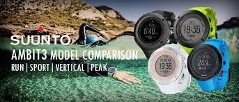 Suunto Ambit3 Model Comparison Which Ambit3 Gps Watch Is
