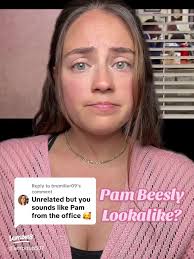 Pam Beesly Lookalike Lip Sync from The Office Fans Love