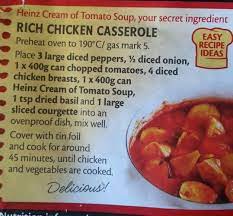 Heinz Tomato Soup Recipes Rich Chicken Casserole Tomato Soup Recipes Cambells Recipes Recipes