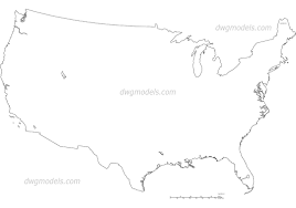 Maps are a terrific way to learn about geography. Usa Map Dwg Free Cad Blocks Download