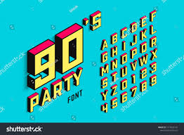 Learn how to write a termination letter. Isometric 3d Font Back 90s Alphabet Stock Vector Royalty Free 1217025145 Shutterstock