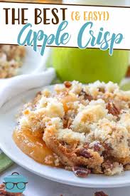 The Best Apple Crisp Video The Country Cook Recipe In 2020 Apple Crisp Apple Crisp Easy Best Apple Crisp