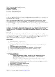 Duties, responsibilities, and skills needed in a wealth management associate job description. Bdmi 2016 Associate Job Description