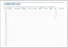 Its grid structure and easy interface makes it totally easy to create and maintain an issue log. Complaint Log Template For Ms Excel Word Excel Templates