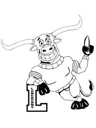 The free coloring sheets can be used by educators or simply by children who love bears. Ut Longhorn Mascot Coloring Page From Nfl Category Select From 26956 Printable Crafts Of C Football Coloring Pages Coloring Pages To Print Bear Coloring Pages