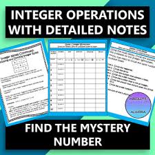 This will get all the words on the grid about 90% of the time, depending on the word list. Integer Number Puzzle Worksheets Teaching Resources Tpt