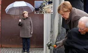 German chancellor angela merkel attends a session of the german parliament bundestag ahead of an european union summit at the reichstag building in berlin, germany. Germany S Angela Merkel Marks The 30th Anniversary Of The Fall Of The Berlin Wall Daily Mail Online