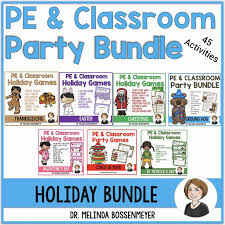 What a way to relieve your stress after staar testing! Physical Education And Classroom Party Games Bundle Peaceful Playgrounds
