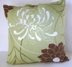 Complementary Colors To Sage Green Outdoor Pillow Green White Brown Craftsfromtheheart Brown Bedroom Colors Sitting Room Decor Brown Sofa Living Room